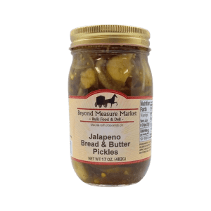 Pickles – Jalapeno Bread and Butter (17 oz)