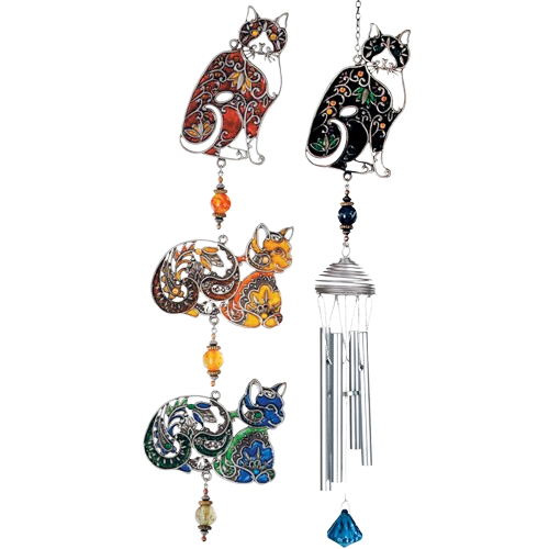 Pewterwork Glit Asst Cats